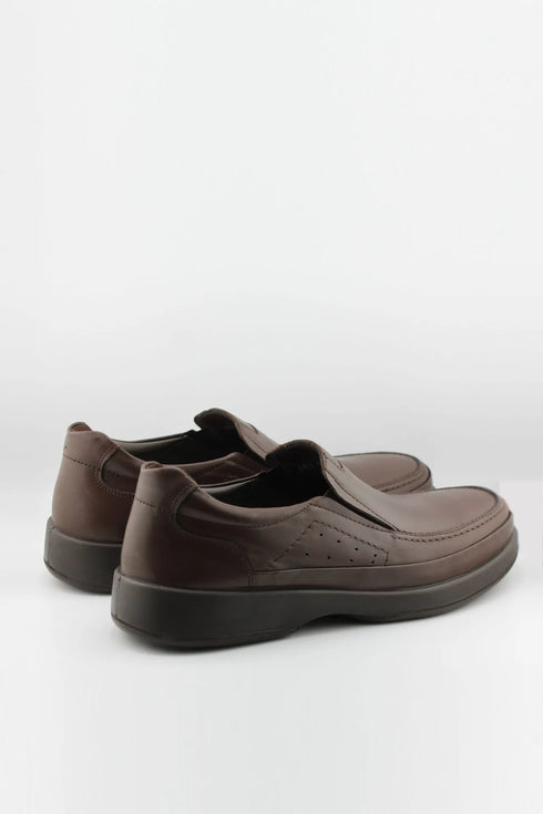 DFC Relax Men Classic Slip-On Leather Loafers